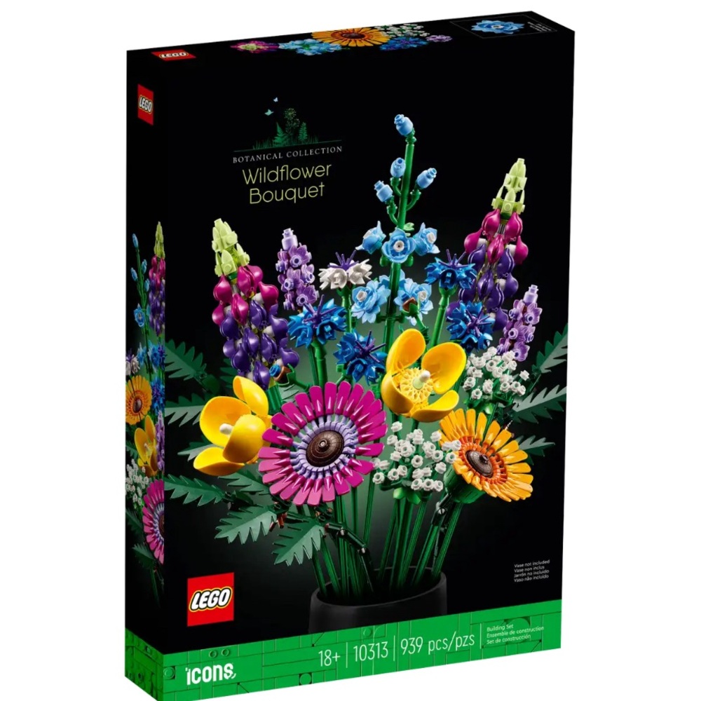 New LEGO® Icons Wildflower Bouquet (10313) - New in Box